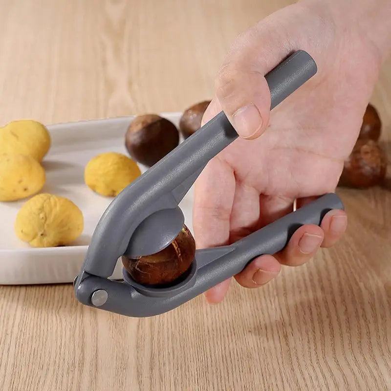 2-in-1 Chestnut & Walnut Cracker, Quick Nut Opener Sheller Kitchen Tool