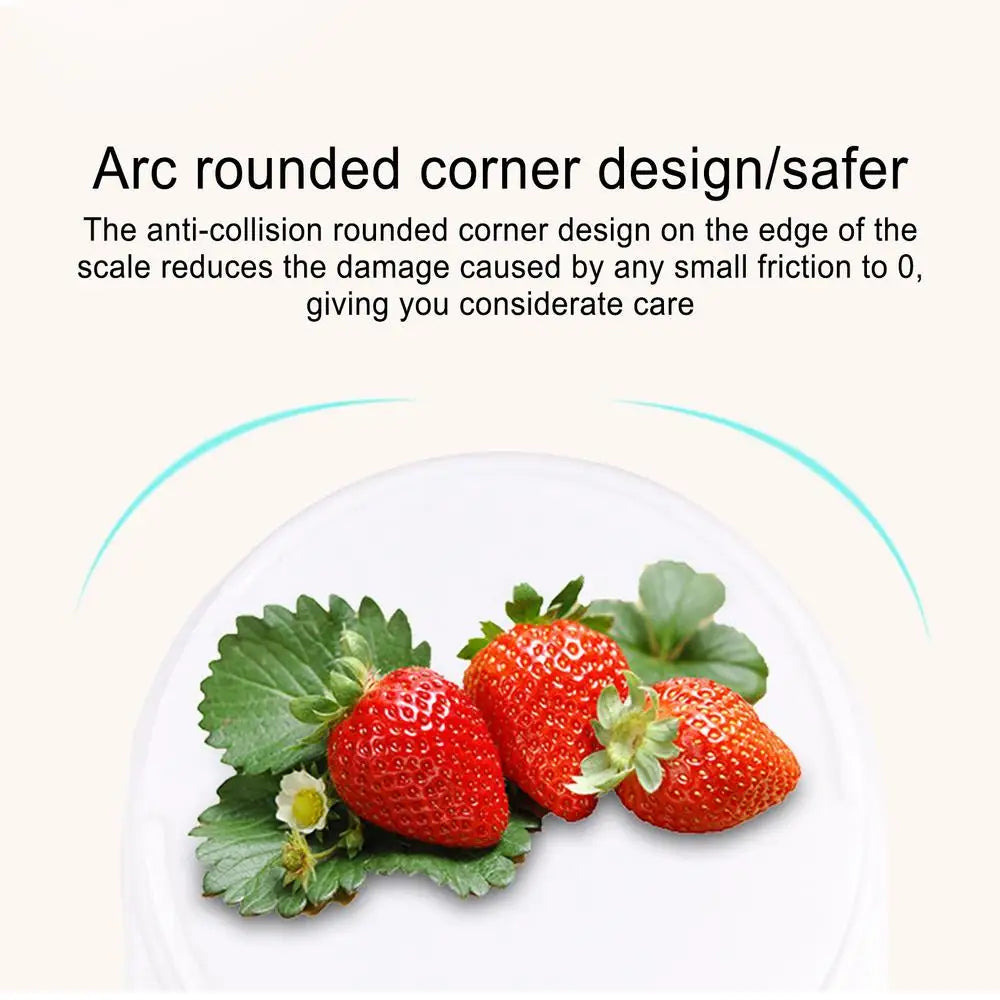 Digital Kitchen Food Scale with Removable Bowl for Baking & Cooking