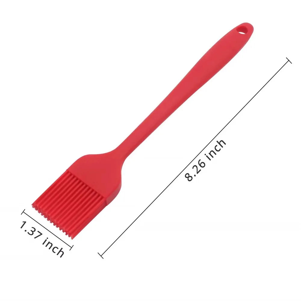 3PCS Silicone Spatula Set for Baking, Mixing, Butter & Oil Brush