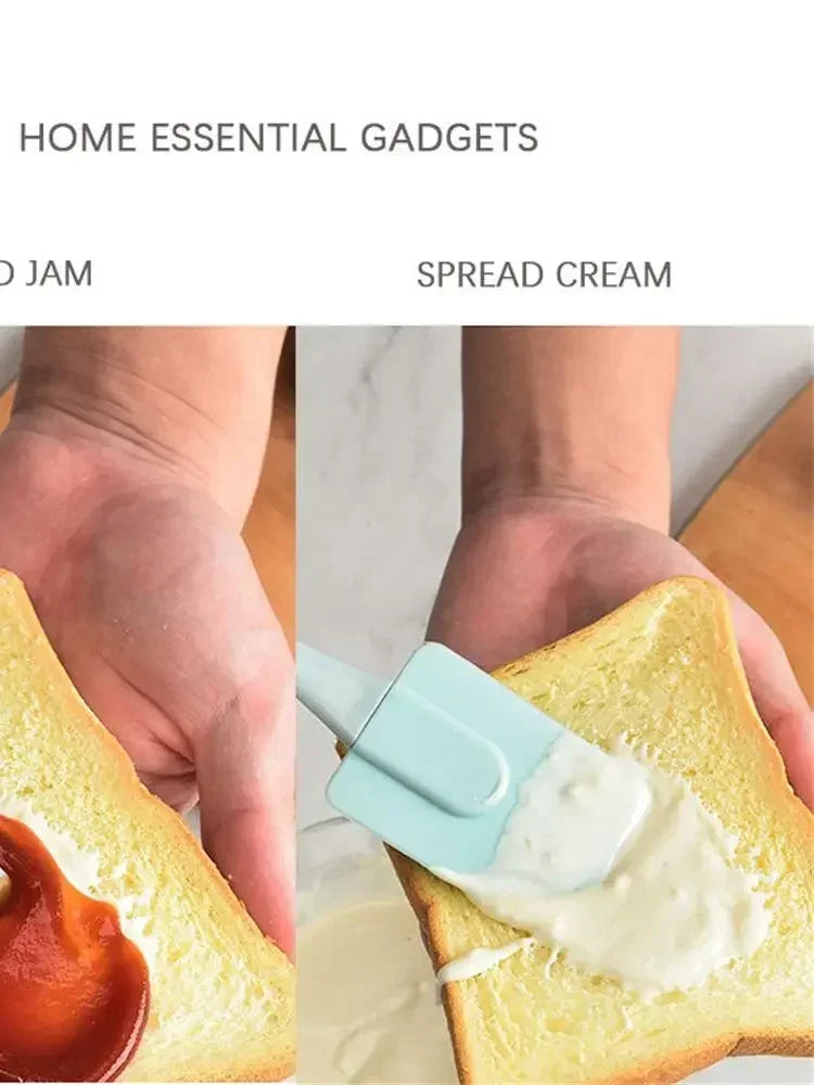 3PCS Silicone Spatula Set for Baking, Mixing, Butter & Oil Brush