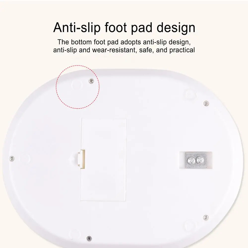 Digital Kitchen Food Scale with Removable Bowl for Baking & Cooking