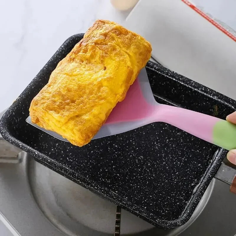 1 Piece Silicone Kitchen Utensil Spatula, Meat, Egg, Pizza Scraper, Random